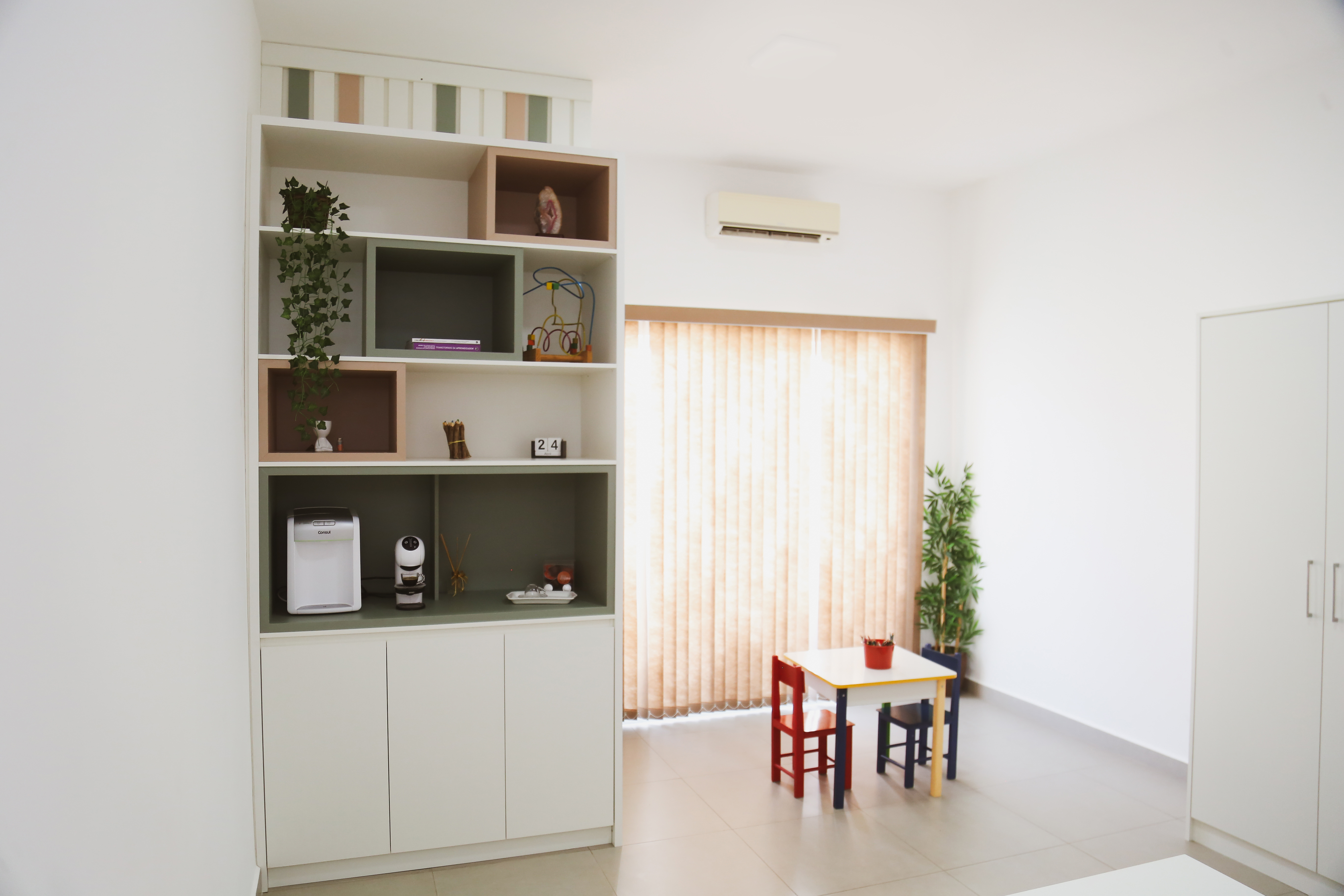 Espaço dedicado ao cuidado infantil